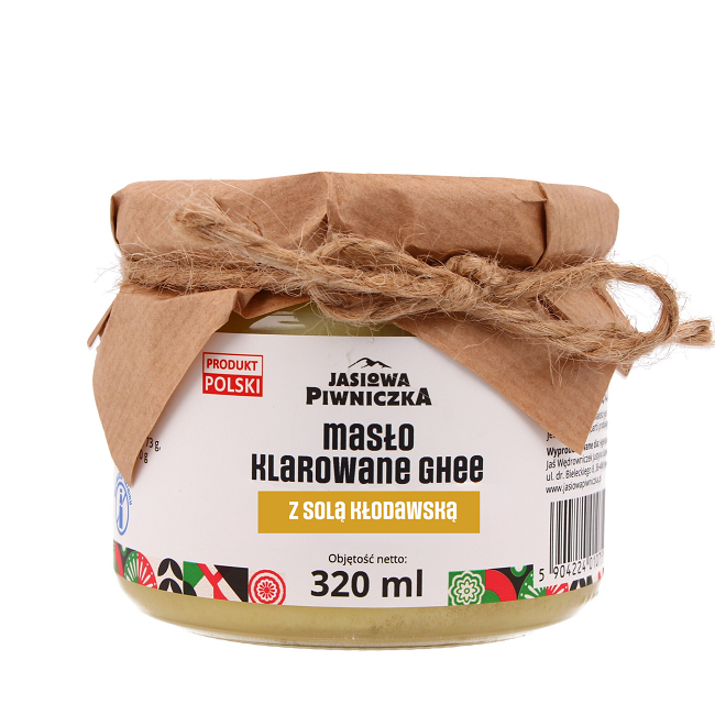 Masło ghee z solą kłodawską 320ml