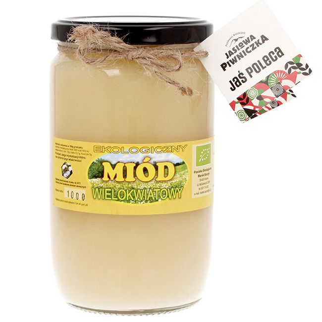 BIO Miód wielokwiatowy 1000g