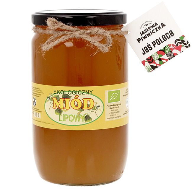 BIO Miód lipowy nektarowy 1000g