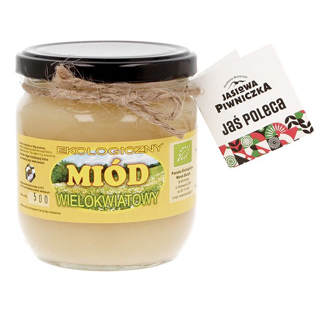 BIO Miód wielokwiatowy 500g