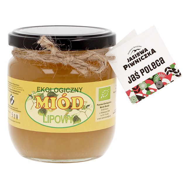 BIO Miód lipowy nektarowy 500g