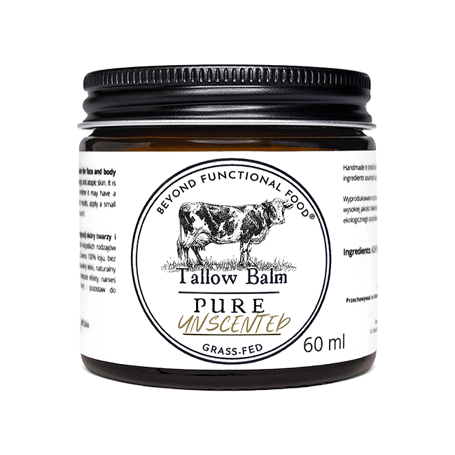 PURE Unscented Tallow Balm 60ml - balsam z łoju wołowego