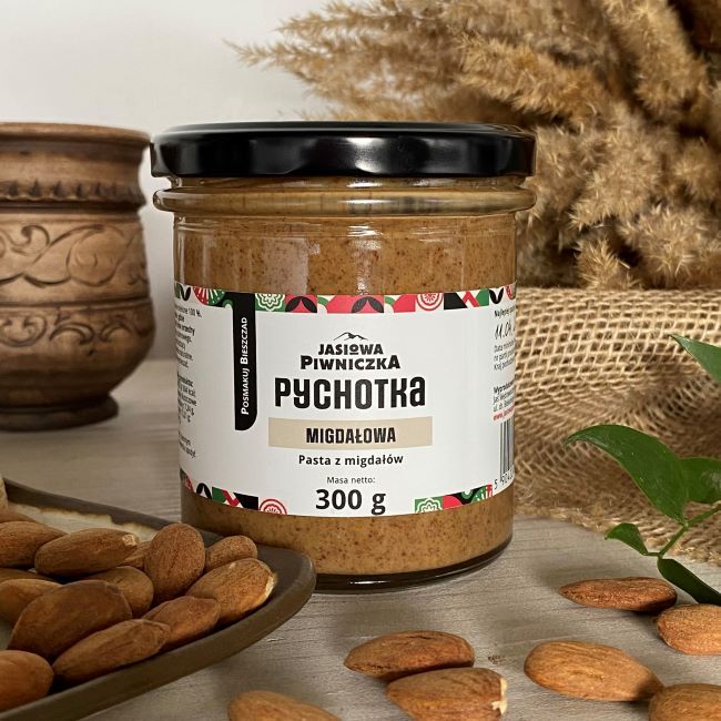 Pychotka Migdałowa - Pasta z migdałów 300g