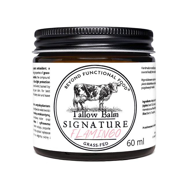 SIGNATURE Flamingo Tallow Balm 60ml - balsam z łoju wołowego, ochrona przed światłem niebieskim