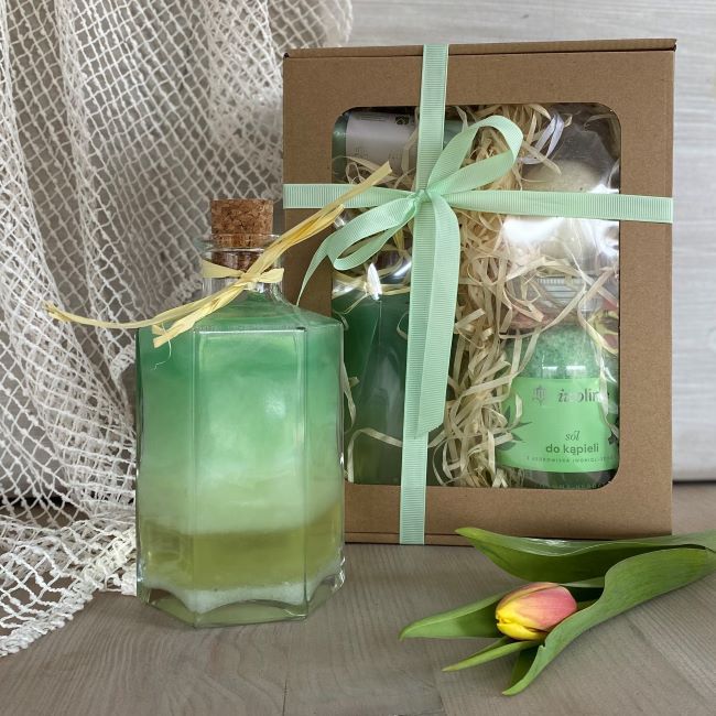 Solankowy płyn do kąpieli Zielona herbata 500ml