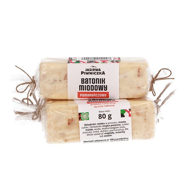 Baton miodowy pomarańczowy 80g
