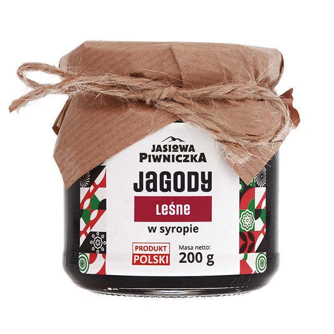 Jagody leśne w syropie 200g