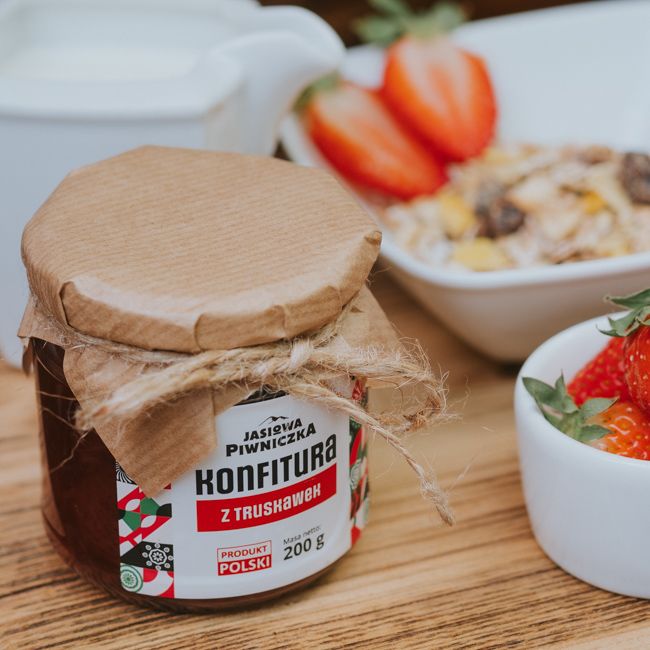 Konfitura z truskawek z ksylitolem 200g 
