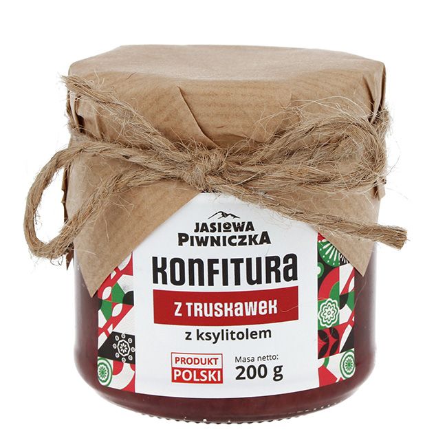 Konfitura z truskawek z ksylitolem 200g 