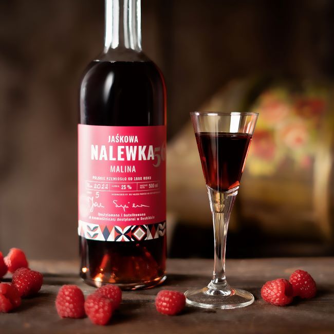Jaśkowa Nalewka '56 malinowa 500ml