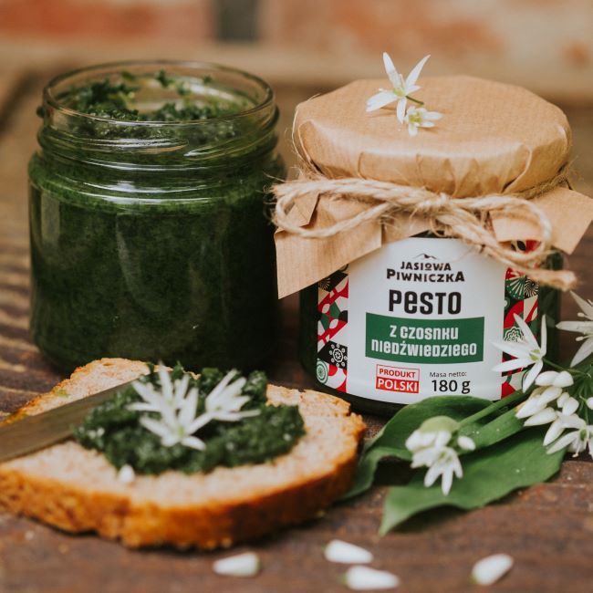 Pesto z czosnku niedźwiedziego 180g