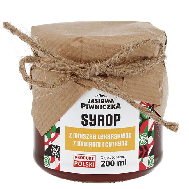 Syrop z mniszka lekarskiego z imbirem i cytryną 180ml