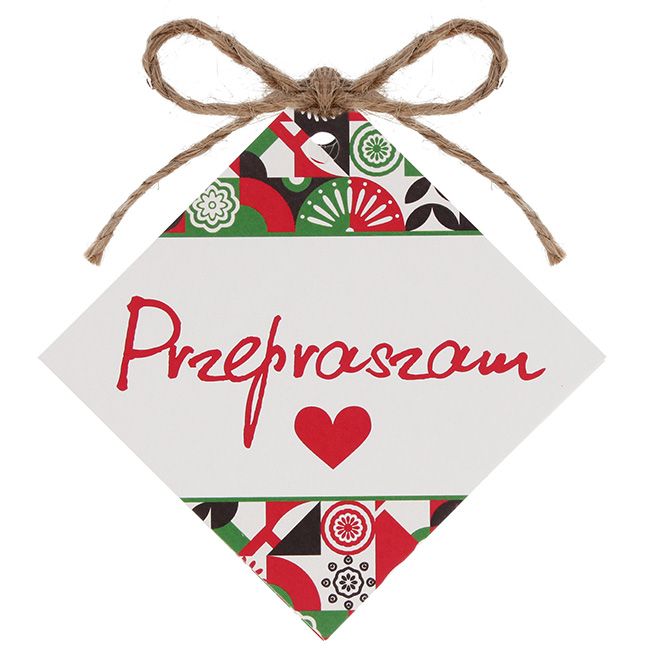 Zawieszka Przepraszam 